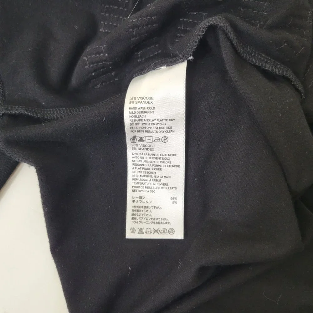Tommy Bahama Sequined Black Jersey Dress - Picture 5 of 5
